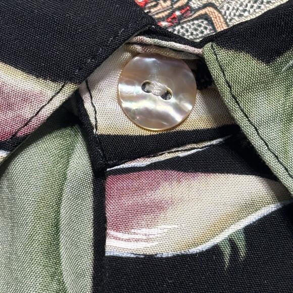 Vintage Tori Richard Hawaiian Shirt Mens 2XL Tropical Rayon Mother Pearl USA EUC - Picture 7 of 14